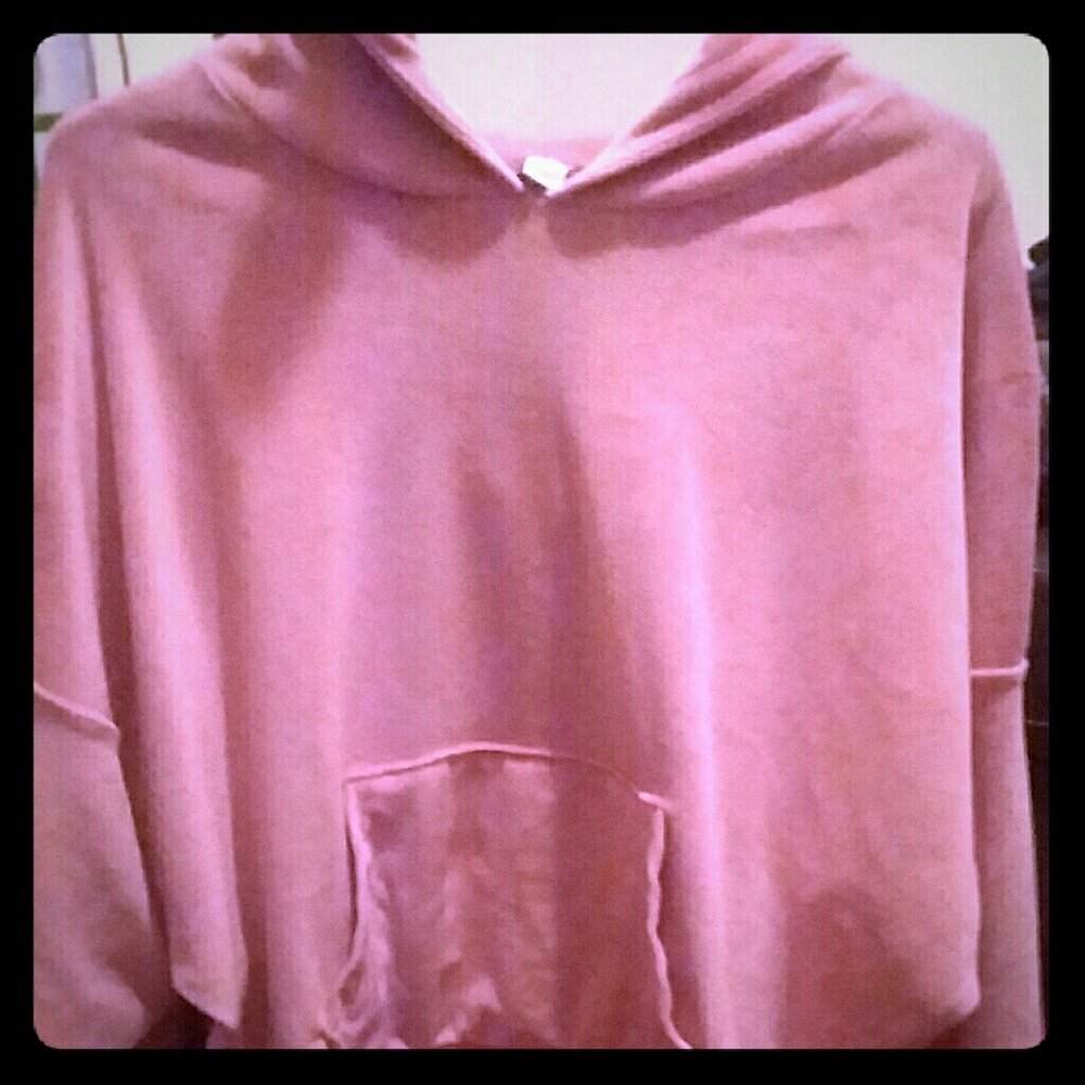 Velour hoodie